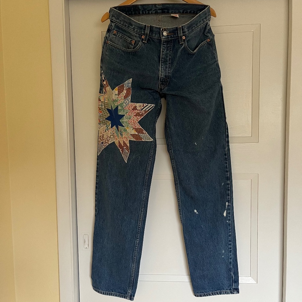 Quilt Patchwork Levi's - image 1